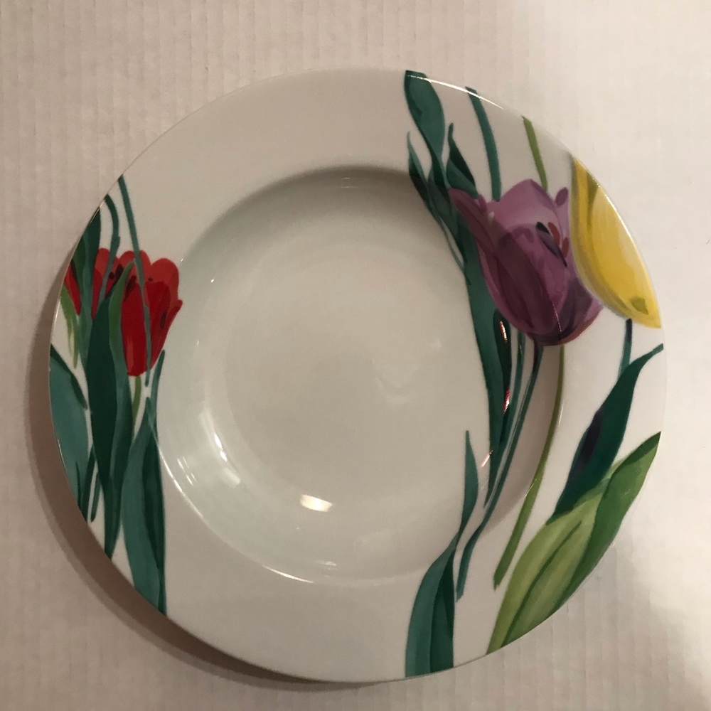 Set Of 2 Vintage Studio Nova “Flourish”Large Rim Soup Bowls